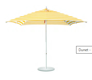 Beach Parasole Sunminium Square – Square Aluminum Beach Umbrella with UV‑Resistant Fabric, Wind‑Stable Design & Wide Shade Coverage for Hotels, Restaurants, Terraces & Coastal Resorts